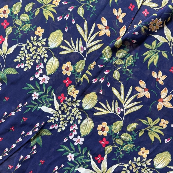 Les Amis Floral Flowy Cardigan/Cover-Up – Women’s Size L (NWT) - Picture 3 of 4